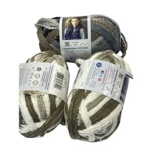 Red Heart Rumba Shuffle Waltz Super Bulky Yarn Lot of 3 Skeins